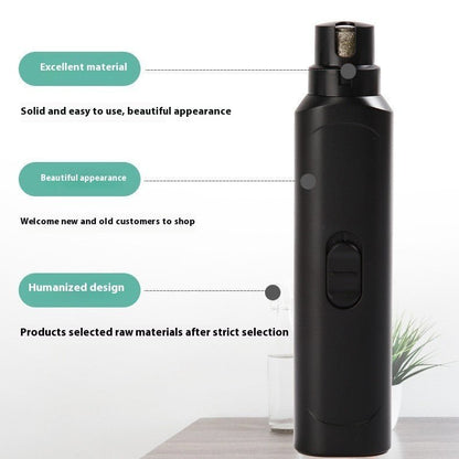 Dog and Cat Nail Trimmer: Battery - Powered Nail Grinder for Pet Grooming, Large and Small Dogs - FURRY WHOOF