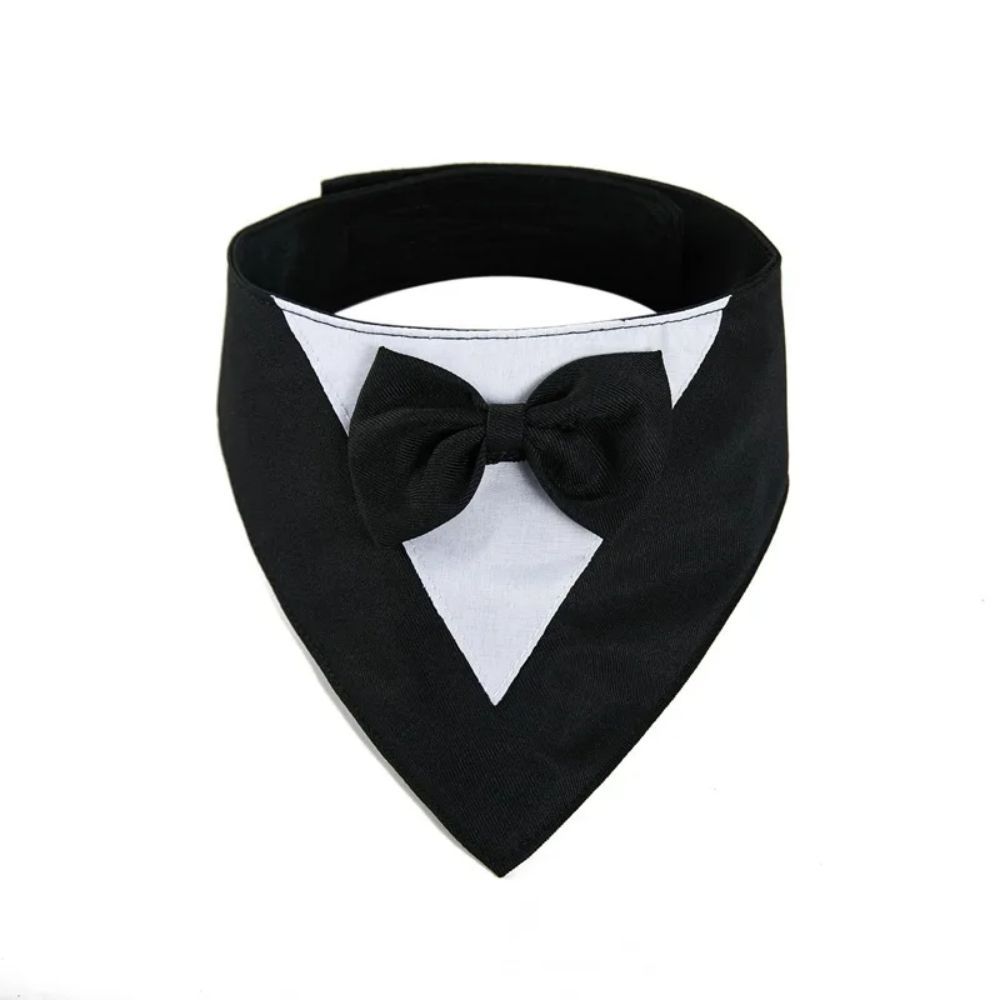 Pet Triangle Bib Bow Saliva Towel Pet Collar Dog Clothing Cat Puppy Scarf Bib Dogs Pets Accessories Dog Collar Harness - FURRY WHOOF