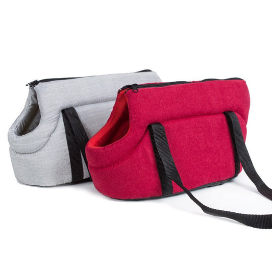Dog Bags Portable Dog Carrier Bag Mesh Breathable Carrier Bags For Small Dogs Foldable Cats Handbag Travel Pet Bag Transport Bag - FURRY WHOOF