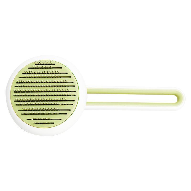 Pet Dog Hair Remover Cat Brush Grooming Tool Automatic Massage Comb Round Hair Brush For Cat Dog Pet Supplies - FURRY WHOOF