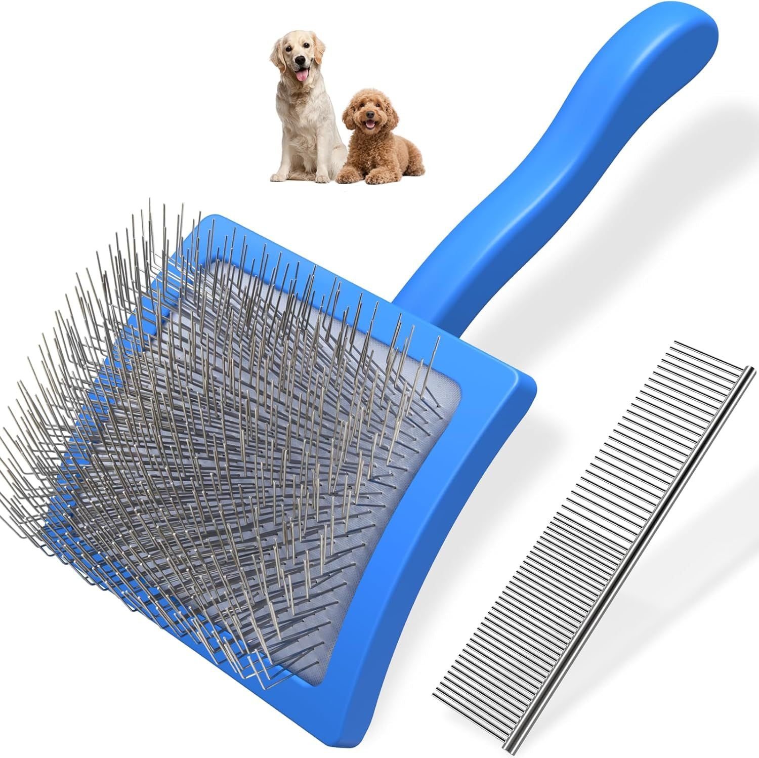 Pet Rake Brush Straight Comb Dog Makeup Brush - FURRY WHOOF
