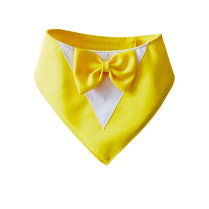 Pet Triangle Bib Bow Saliva Towel Pet Collar Dog Clothing Cat Puppy Scarf Bib Dogs Pets Accessories Dog Collar Harness - FURRY WHOOF