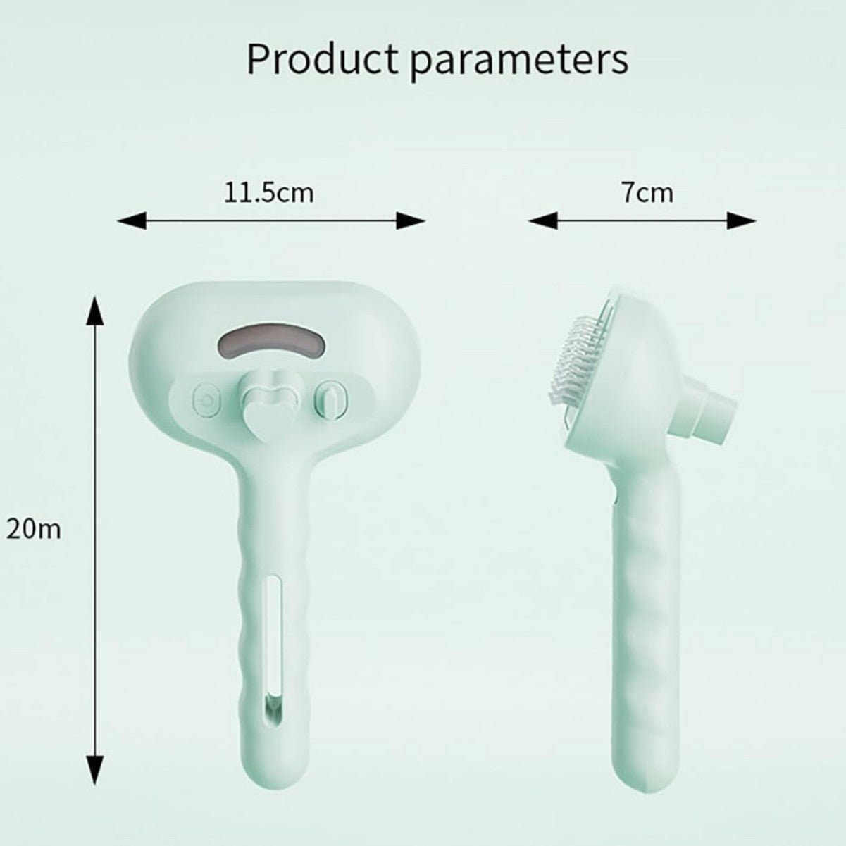 2025 New Chevaroo Horse Steam Brush, Chevaroo 3 - in - 1 Self - Cleaning Steam Pet Brush For Shedding, Pet Steam Brush, Silicone Bristle Head 360 Rotating Pet Steam Brush - FURRY WHOOF