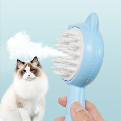 Slicker Brush for Dogs & Cats - Multifunctional Rechargeable Pet Grooming Brush with Mist - FURRY WHOOF