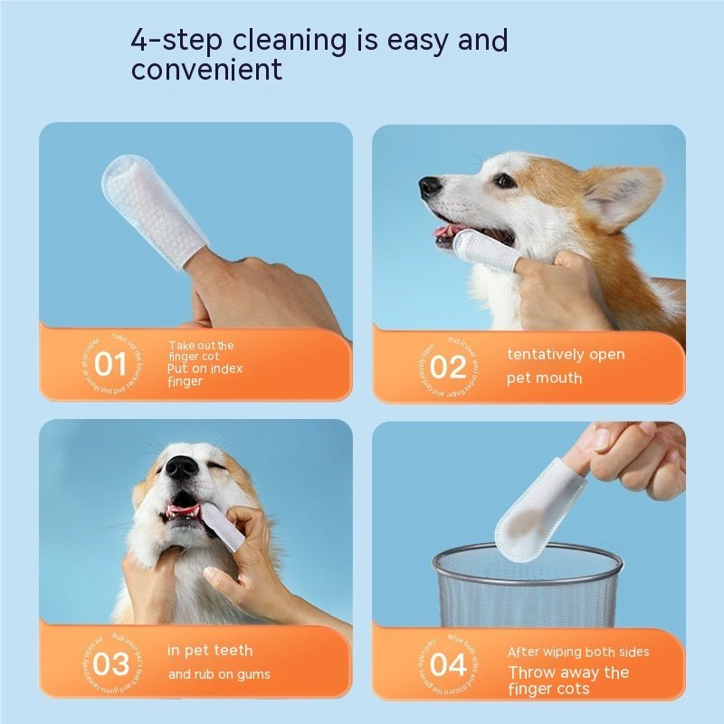 Pet Improve Oral Cleaning Wipes - FURRY WHOOF