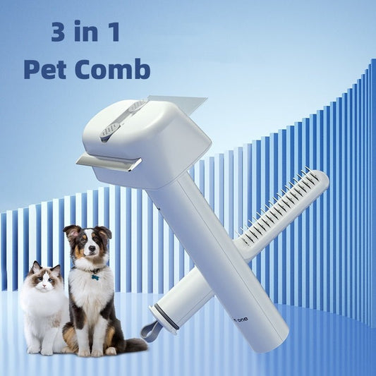 3in1 Pets Hair Unknotting Comb Hair Device Cat Pet Products - FURRY WHOOF
