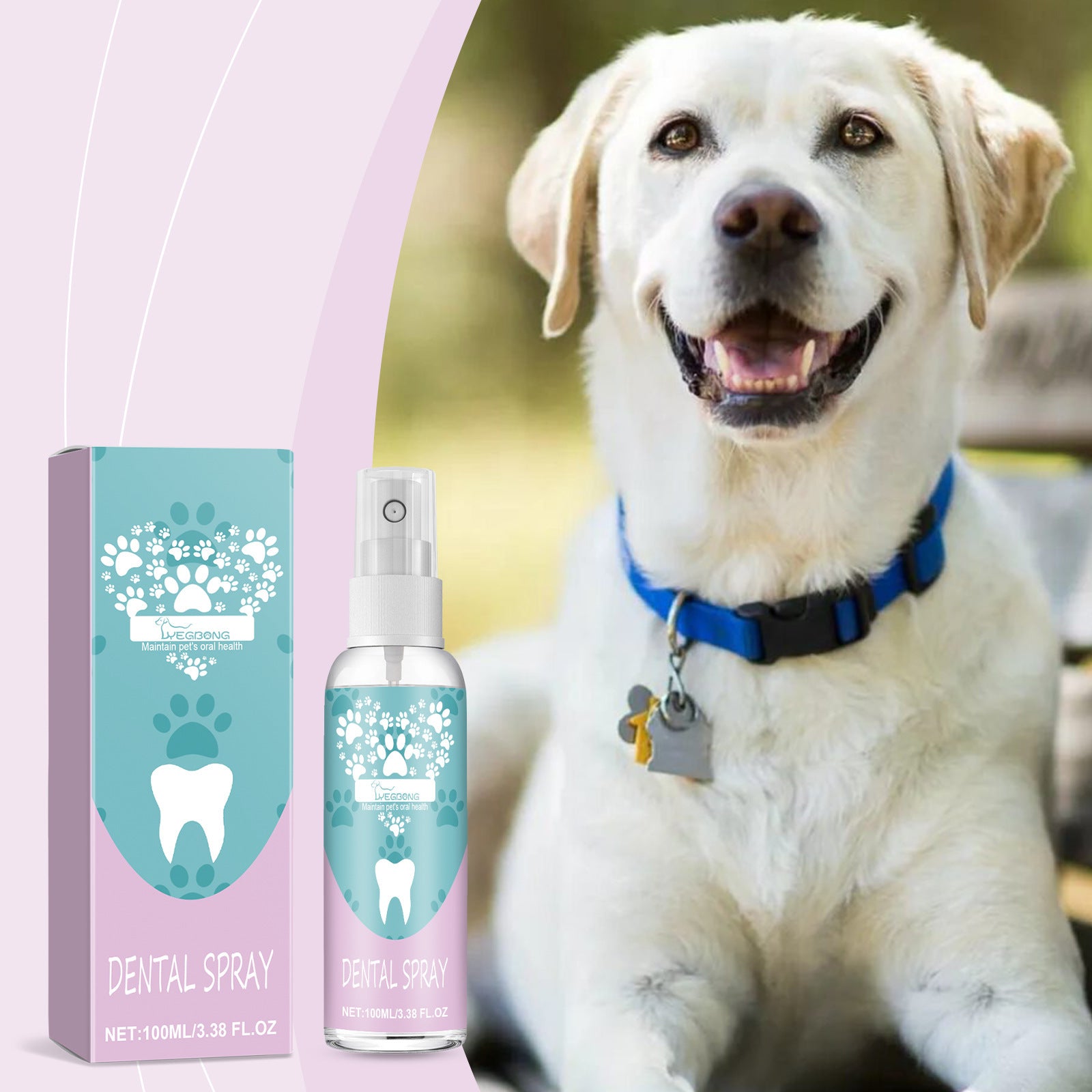 Pet Teeth Spray Care Clean Pet Mouth - FURRY WHOOF