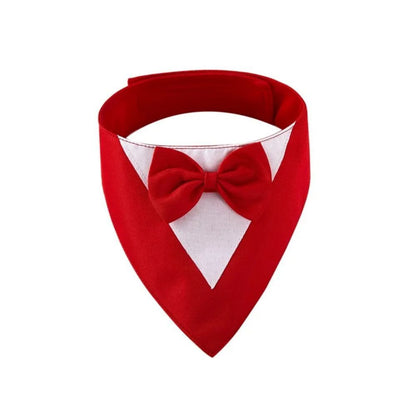 Pet Triangle Bib Bow Saliva Towel Pet Collar Dog Clothing Cat Puppy Scarf Bib Dogs Pets Accessories Dog Collar Harness - FURRY WHOOF